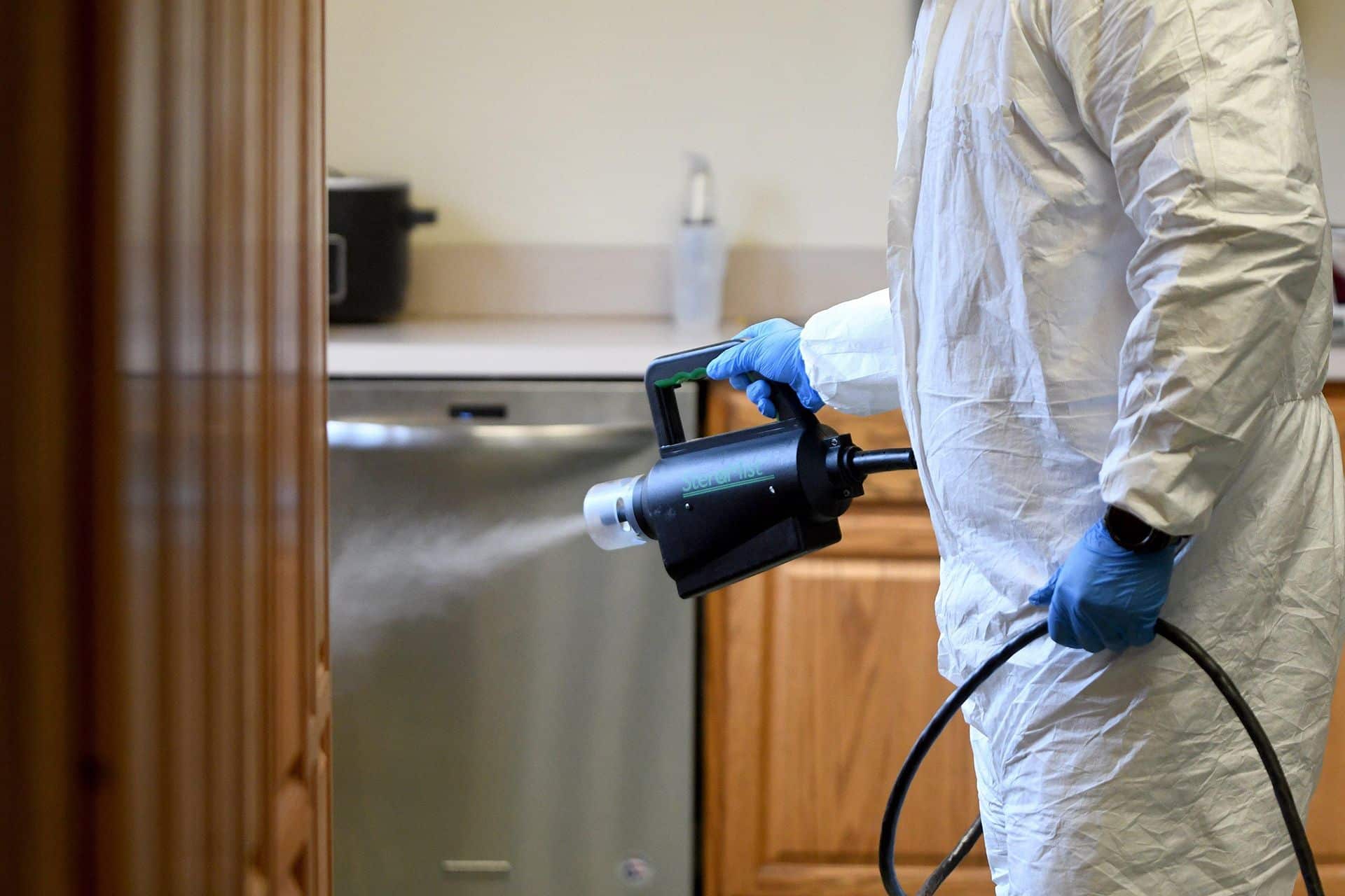 applying food sanitizers